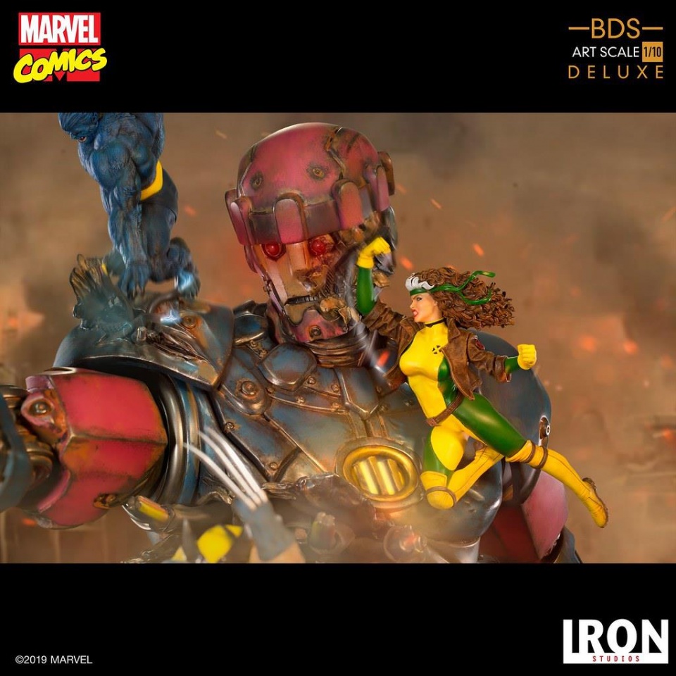 Iron Studios Battle Diorama X战警大战哨兵机器人 1/10 比例雕像