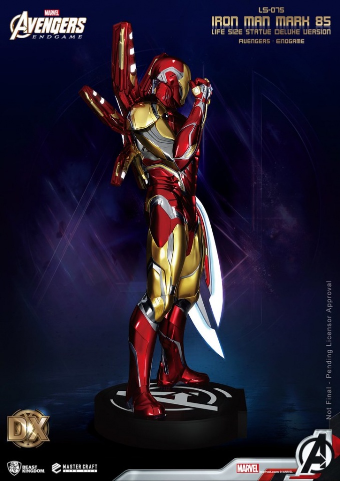 野兽国《复仇者联盟》1：1比例 钢铁侠马克85 雕像模型