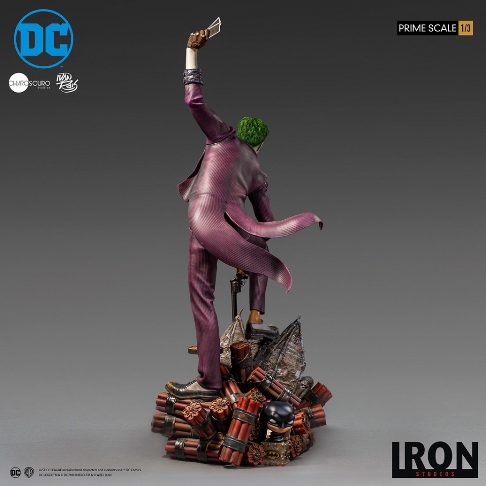 Iron Studios:Prime Scale系列 DC宇宙 1/3 比例小丑雕像手办
