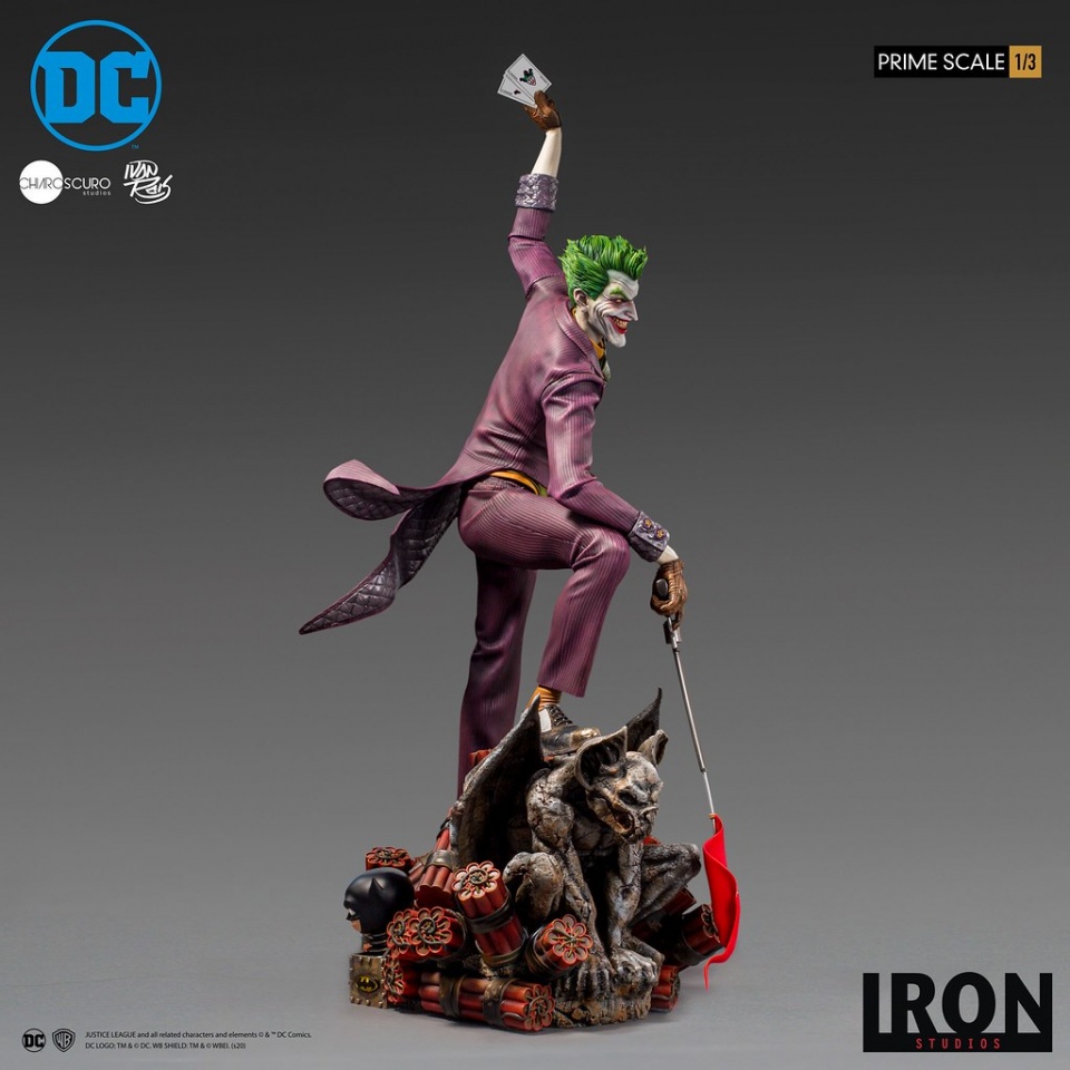 Iron Studios:Prime Scale系列 DC宇宙 1/3 比例小丑雕像手办