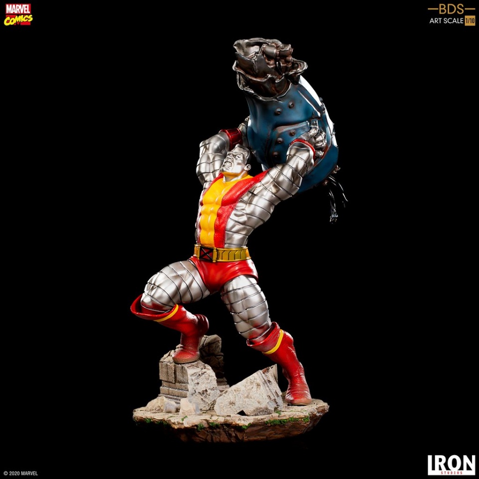 Iron Studios：Battle Diorama系列《X战警》1/10比例 钢人Colossu雕像s 