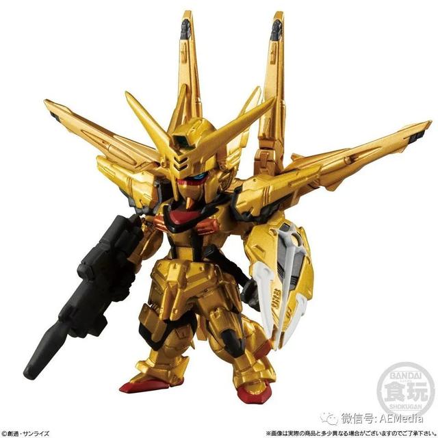 万代：高达食玩FW系列 Gundam Converge 金色套装