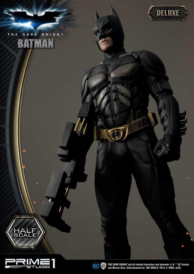 Prime 1 Studio:《黑暗骑士》 1/2比例蝙蝠侠雕像手办