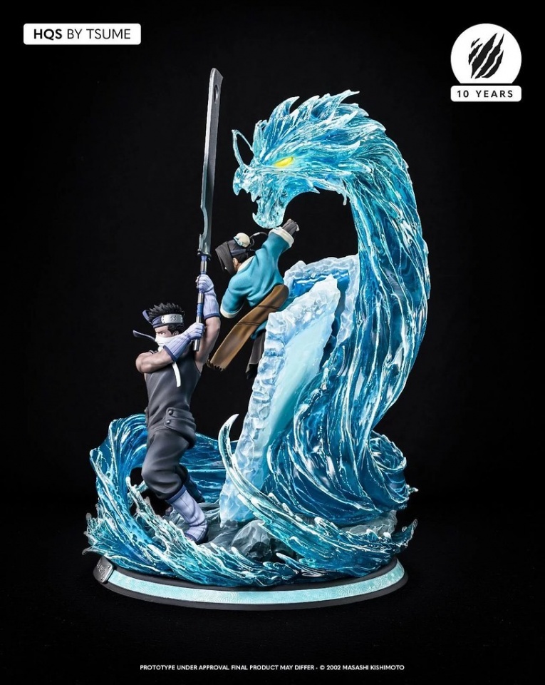 Tsume-Art:HQS 系列《火影忍者》再不斩&白 1/8 比例场景雕像