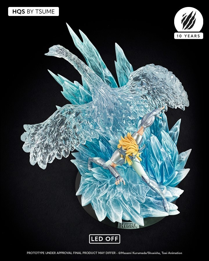 Tsume-Art：HQS 系列《圣斗士星矢》1/6比例白鸟座冰河手办