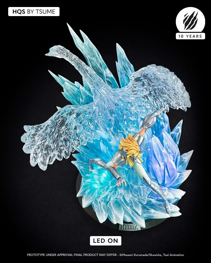 Tsume-Art：HQS 系列《圣斗士星矢》1/6比例白鸟座冰河手办