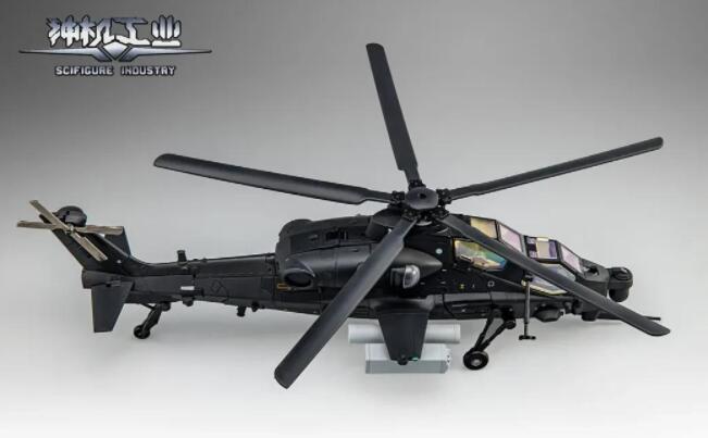 暗鸮武直-10变形机甲最新官图公布！直升机形态很完美