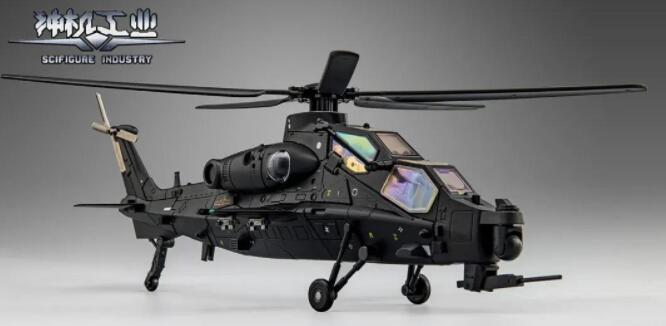 暗鸮武直-10变形机甲最新官图公布！直升机形态很完美