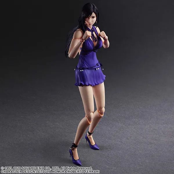 礼服版蒂法手办发布，《最终幻想7》可动人偶新品