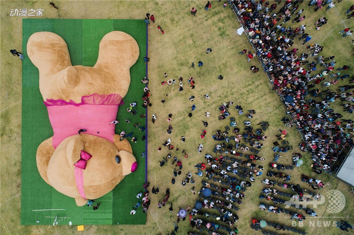 墨西哥公开全长20米泰迪熊！被认定为吉尼斯世界纪录