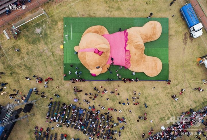 墨西哥公开全长20米泰迪熊！被认定为吉尼斯世界纪录