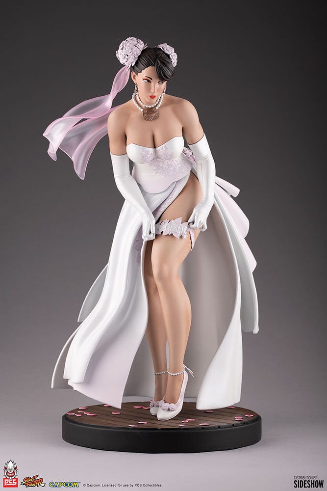 Sideshow《街头霸王5》婚纱装春丽雕像 售价655美元
