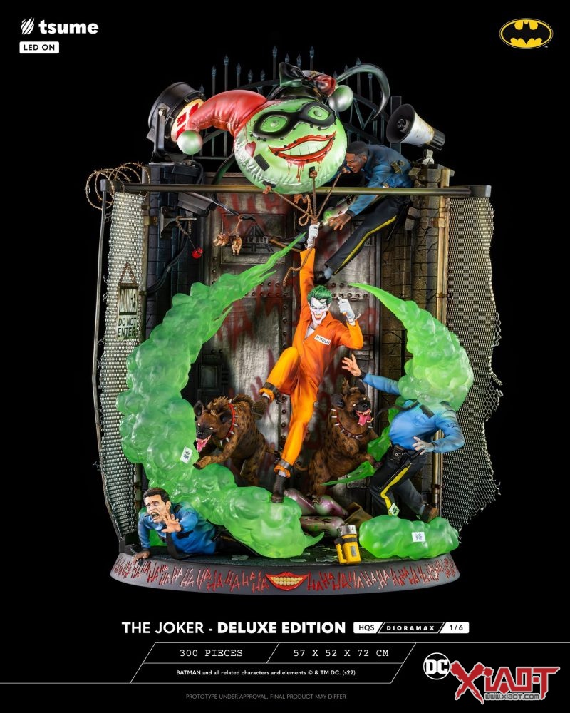 Tsume-Art HQS Dioramax  DC系列1/6比例小丑 场景雕像