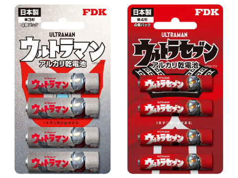 日本FDK与《奥特曼》推出联名碱性电池