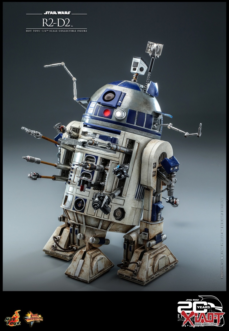 HotToys《星球大战二》R2-D2 1/6 比例手办