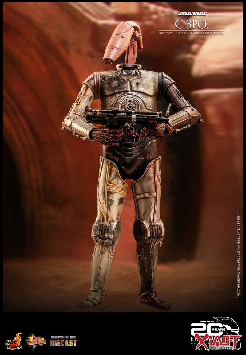 HotToys《星球大战二》C-3PO 1/6 比例手办